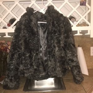 Grey Fur Jacket